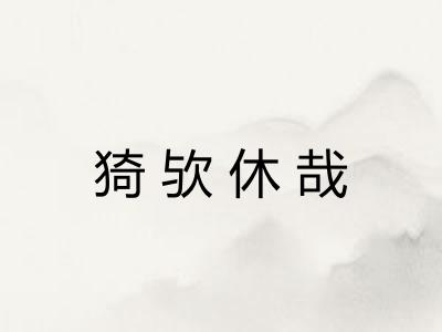 猗欤休哉