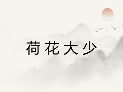荷花大少