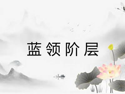 蓝领阶层