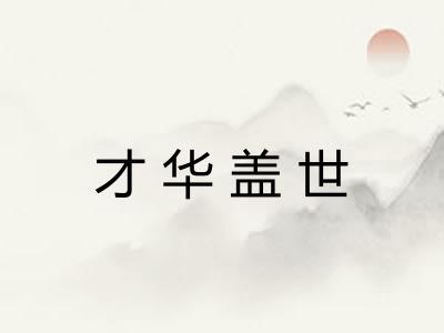 才华盖世