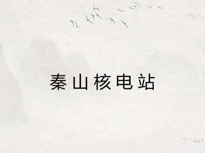 秦山核电站